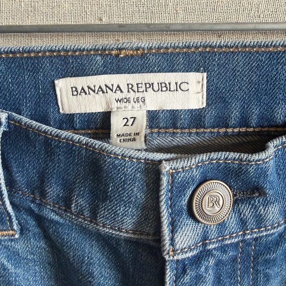 Banana Republic Wide Leg Denim Jeans - Picture 2 of 4
